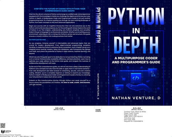 Python in Depth (ebook), Nathan D Venture | 9781923452510 | Boeken | bol
