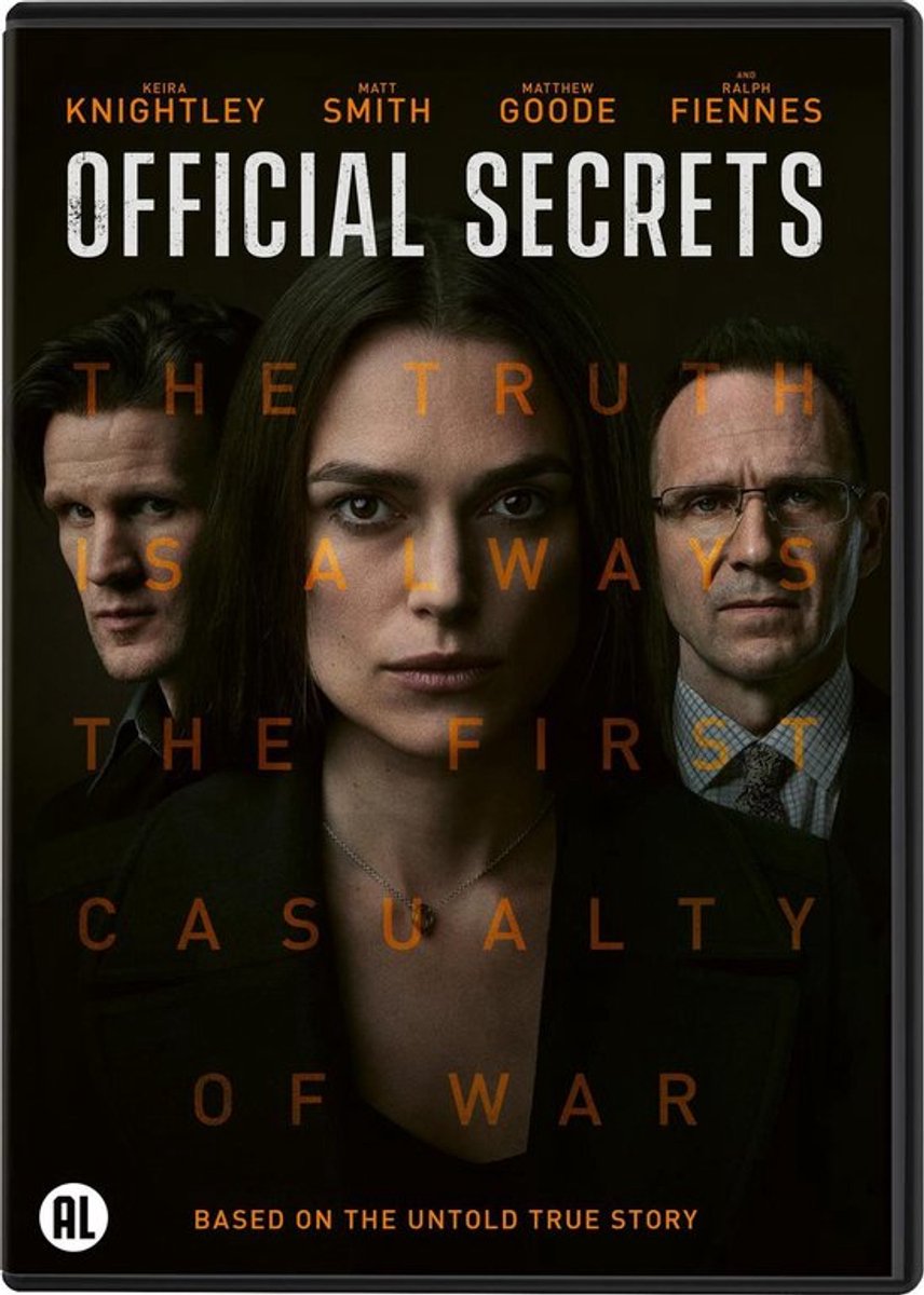 Official Secrets (DVD) Keire Knightley, Matt Smith, Matthew Goode, Ralph Fiennes