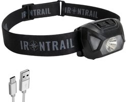 Irontrail Hoofdlamp LED - 2000 Lumen - Oplaadbaar - Verstelbaar