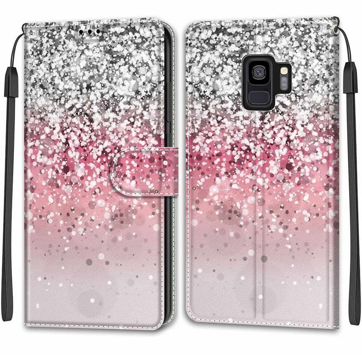 Samsung Galaxy S9 Hoesje - Wallet Case met Pasjeshouder & Magneetsluiting