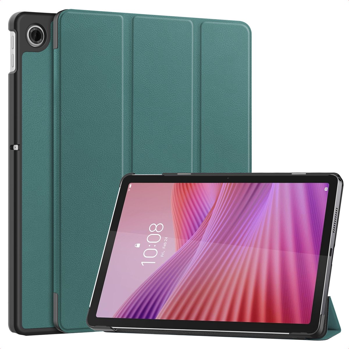 imoshion Tablet Hoes - Geschikt voor Lenovo Tab (2025) - Trifold Bookcase - Donkergroen