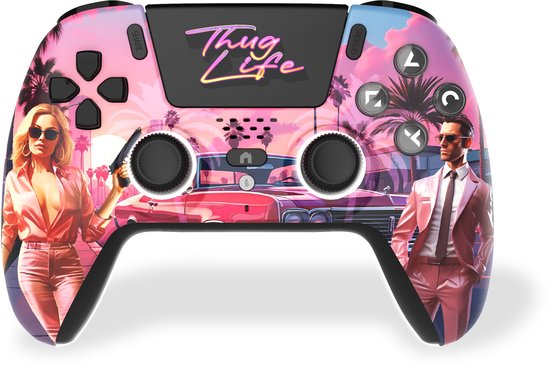 Freaks and Geeks Draadloze Controller - Hall Effect - Bewegingssensor - Vibratie - Thug Life - PS5