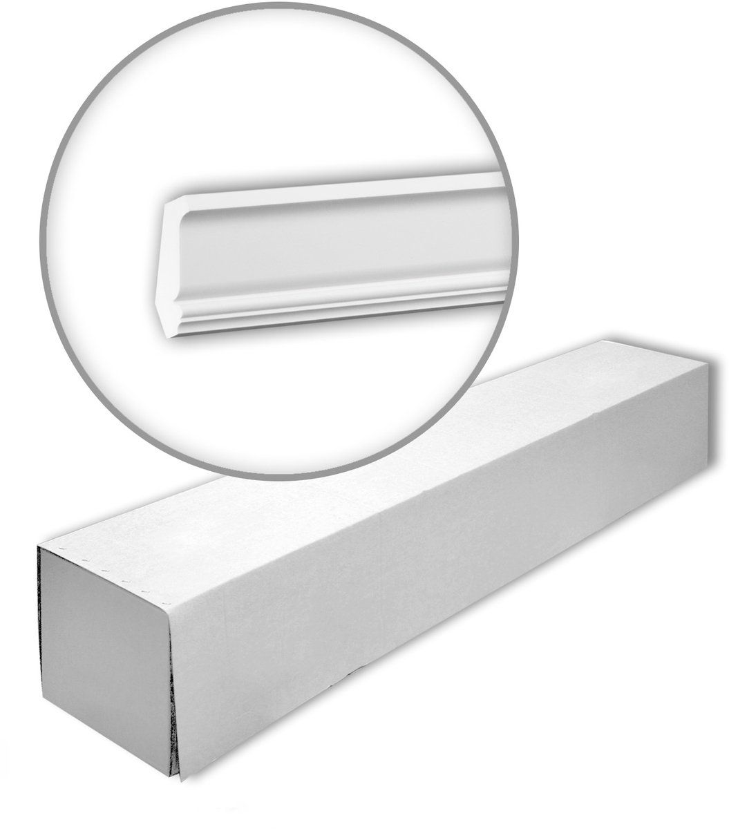Profhome 150159 1 doos 34 stukken Kroonlijst 68 m