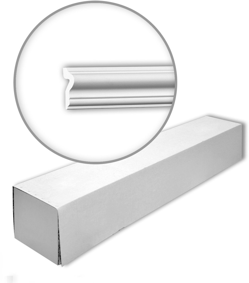 Profhome 651301 1 doos 24 stukken Wandlijst 48 m