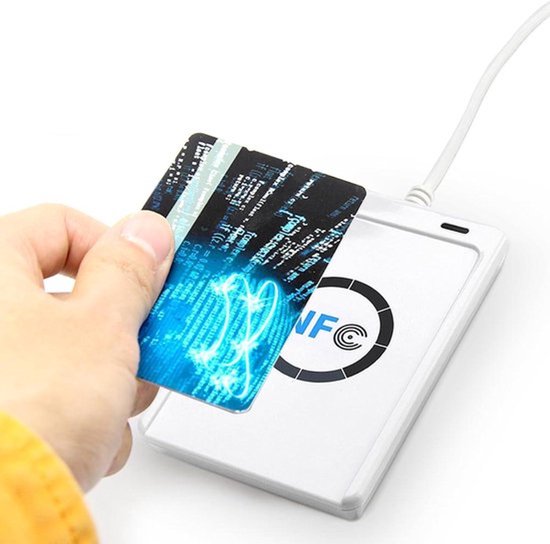 NFC-lezer/schrijver ACR122U – ISO 14443 A/B, FeliCa, 424 Kbps, CCID PC/SC 3 miniatura