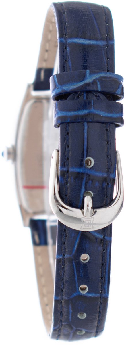 Laura Biagiotti LB0010L-02 - Dameshorloge - Kwartsklokwerk - Natuurlederen Band - Blauwe Wijzerplaat