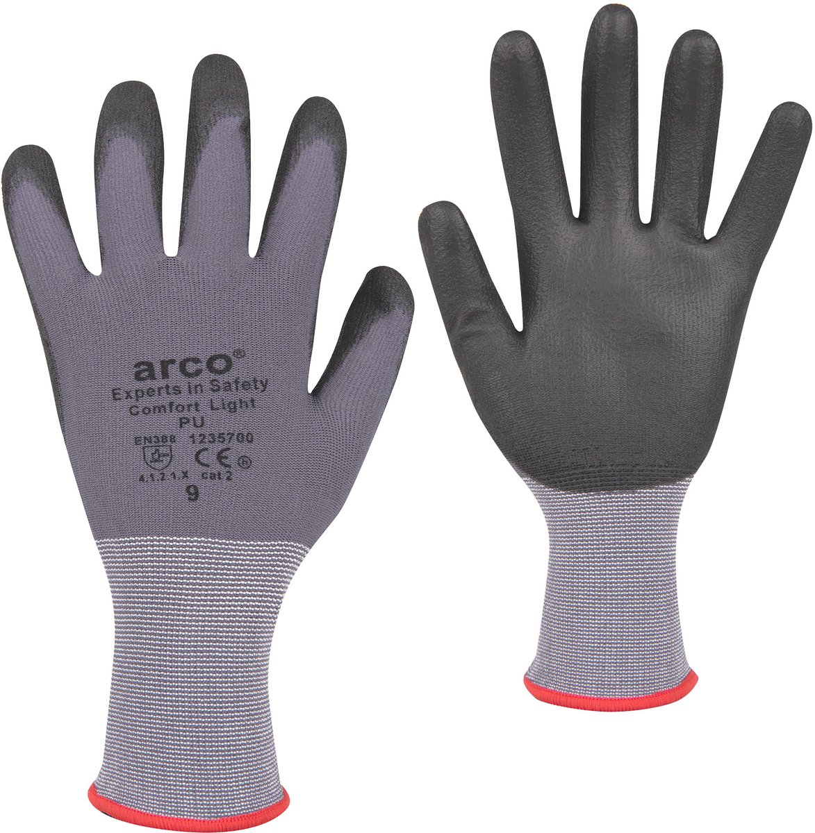 Arco Comfort Light 15g - PU-Gecoate Werkhandschoenen - Maat 8