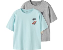 NAME IT KIDS - NKMVAGNO 2P SS LOOSE TOP T-Shirt Garçons