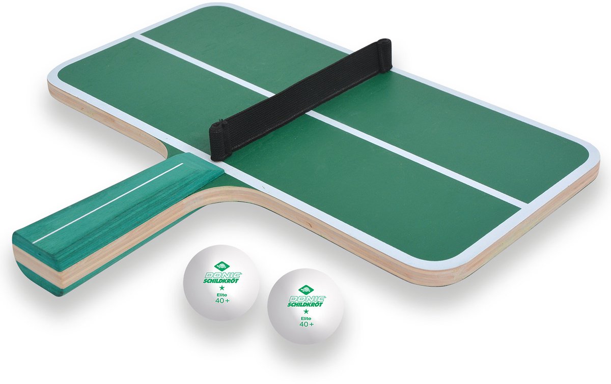 Schildkröt tafeltennis spel Ping Pong Challenge set voor kinderen.