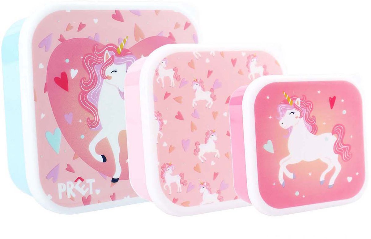 Vadobag Prêt Unicorn Snackbox en Fruitdoos - 3in1