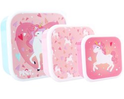 Vadobag Prêt Unicorn Snackbox en Fruitdoos - 3in1