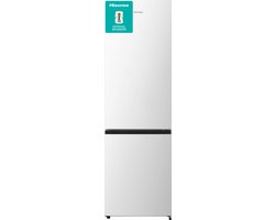 Hisense RB329N4AWE - Koel-vriescombinatie - Energielabel E - No-Frost - Wit - Multi Air Flow - Fast Freeze - 255 Liter