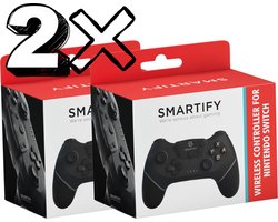 Smartify Controller Geschikt Voor Nintendo Switch - 2 Stuks - 2 Pack - Draadloos - Bluetooth - Wireless