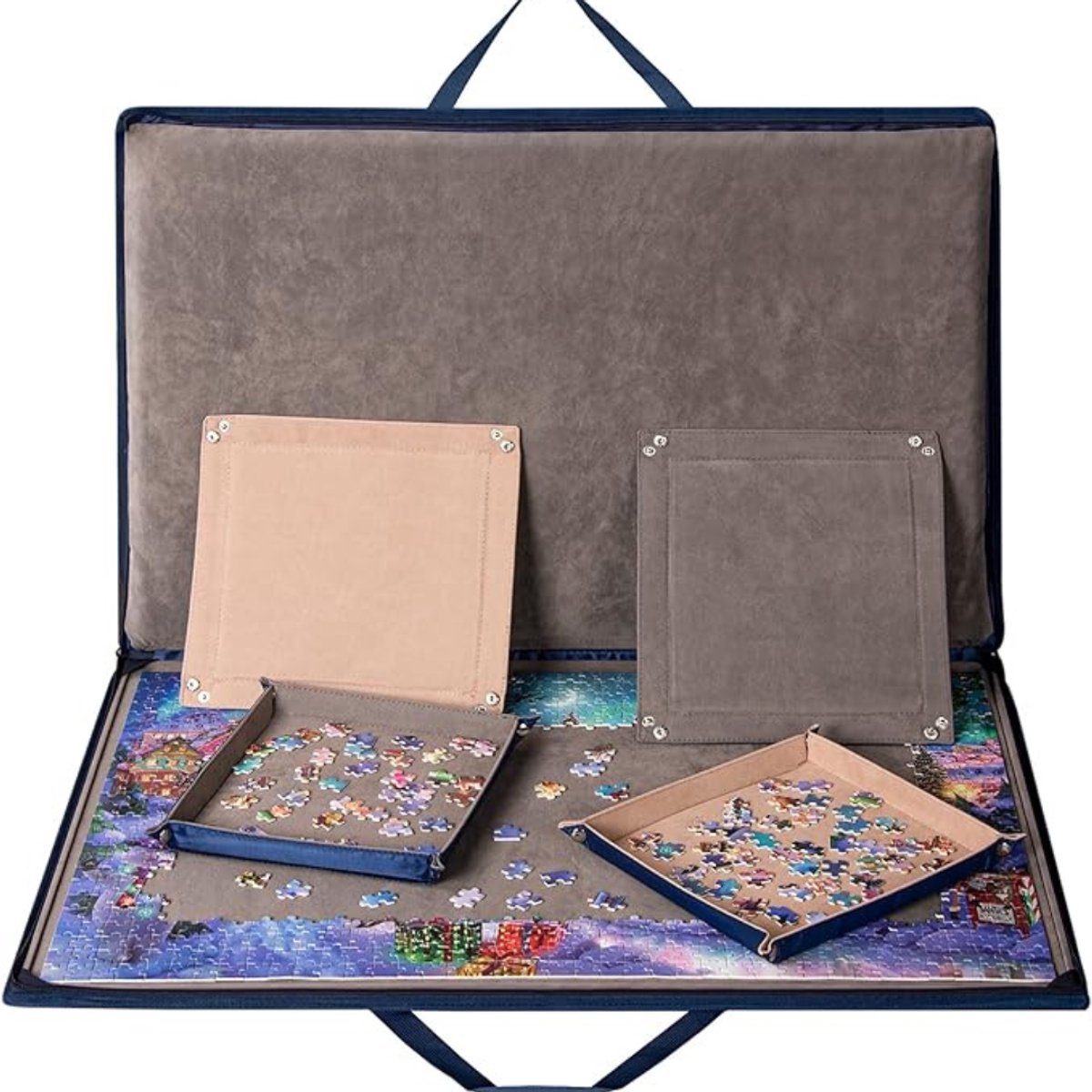 Core® Puzzelkoffer – Puzzelmap – Puzzelmat 1000 Stukjes – Puzzelbord - Koninklijk- 78 x 53 x 1cm; 2.86 kg