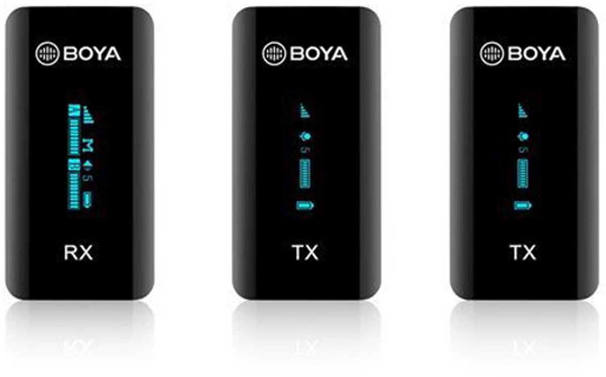 Boya BY-XM6-S2 2.4 GHz Ultra-Compacte Draadloze Microfoon