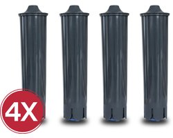 4x Eccellente Grey+ Waterfilter voor Jura – alternatief voor Smart+ filterpatroon (geen automatische herkenning)