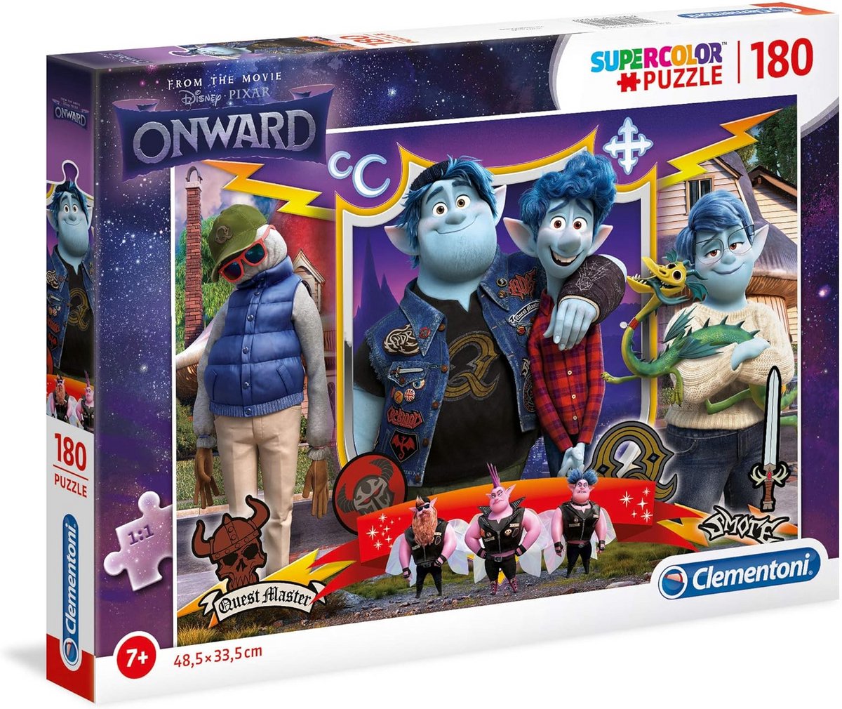 180 Stuks Puzzel Supercolor Voor Kinderen Vanaf 7 Jaar