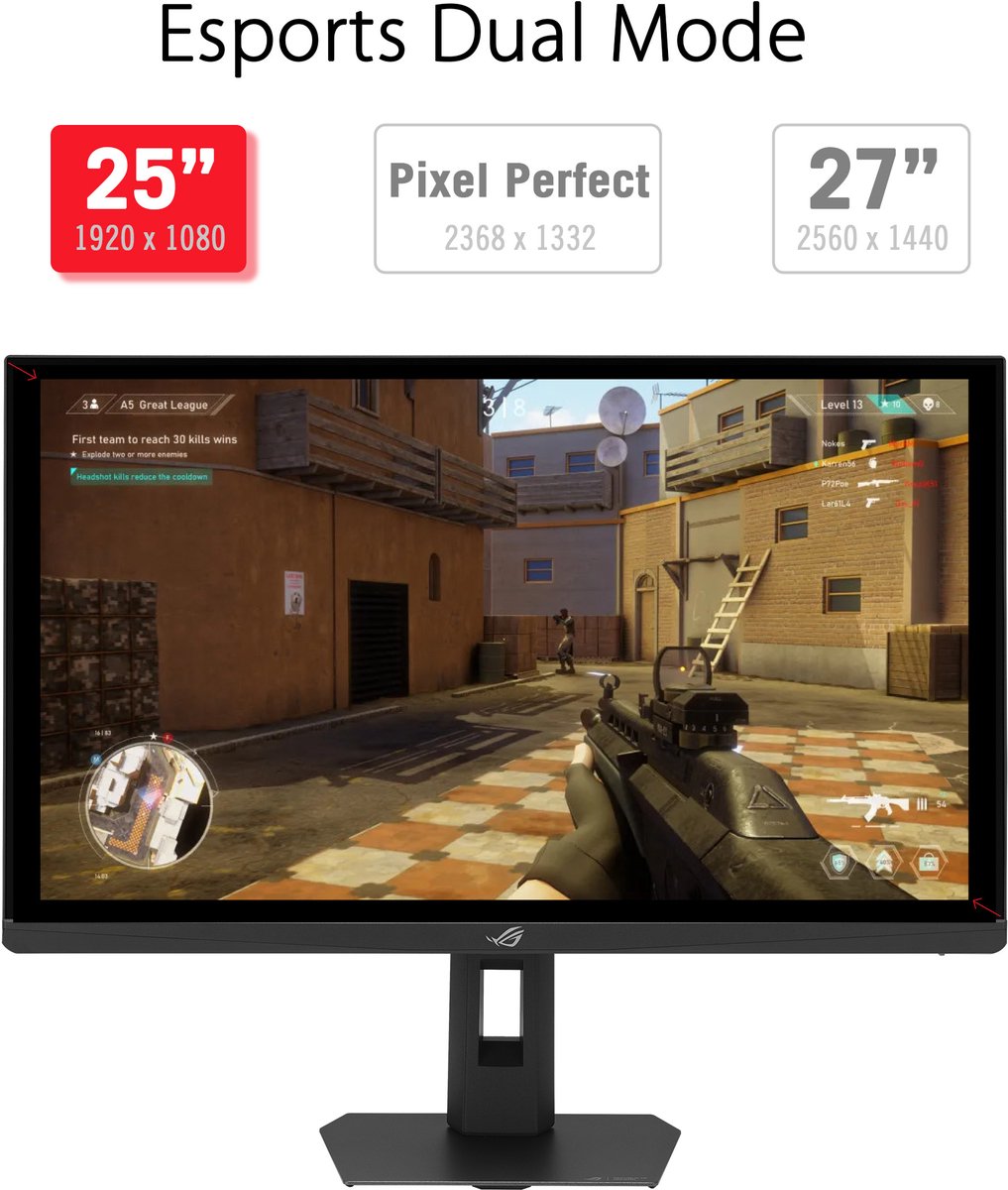 ASUS ROG Strix XG27AQNGV QHD Gaming Monitor 360Hz - afbeelding 3