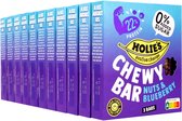 Holie's Chewy bar Nuts & Blueberry 3 repen - reep - suikervrij - gezond - vegan - 11 pack