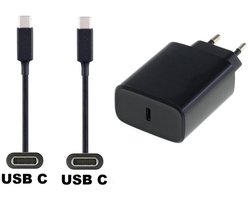 OneOne 20W snellader + 1,0m sterke USB C naar C kabel. PD lader. Oplader adapter past op Kobo (Rakuten) eReader Elipsa, Elipsa 2E, Sage, Libra 2, Libra Colour, Clara 2E, Clara Colour, Clara BW - Kindle (Amazon) Scribe
