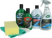 Turtle Wax Car care set Poetsemmer - 7 Delige set - Inhoud: Metallic Wax - Black in a Flash - Insecten & teerverwijderaar - Shampoo Zip Wax - Spons - Synthetische Zeem - Katoenen poetsdoek – In handige emmer