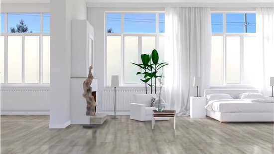 Homewell® Melkglas Raamfolie HR++(+) 90x300cm - Anti inkijk - Maximale Privacy & Isolatie - Zonwerend - Statisch Wit