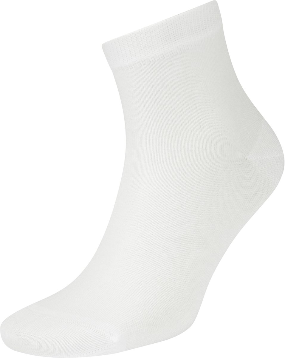 10CEL 6 paar quarter socks white 39-42 gemaakt van TENCEL™ Lyocell