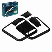 EIDEARAY Led-plafondlamp met bewegingsmelder voor binnen, 22 W, koudwit, 6000 K, 24 x 20 x 9 cm, sensorlamp, geschikt voor gangen, garages, badkamers, kelders, carports, trappenhuizen (wit