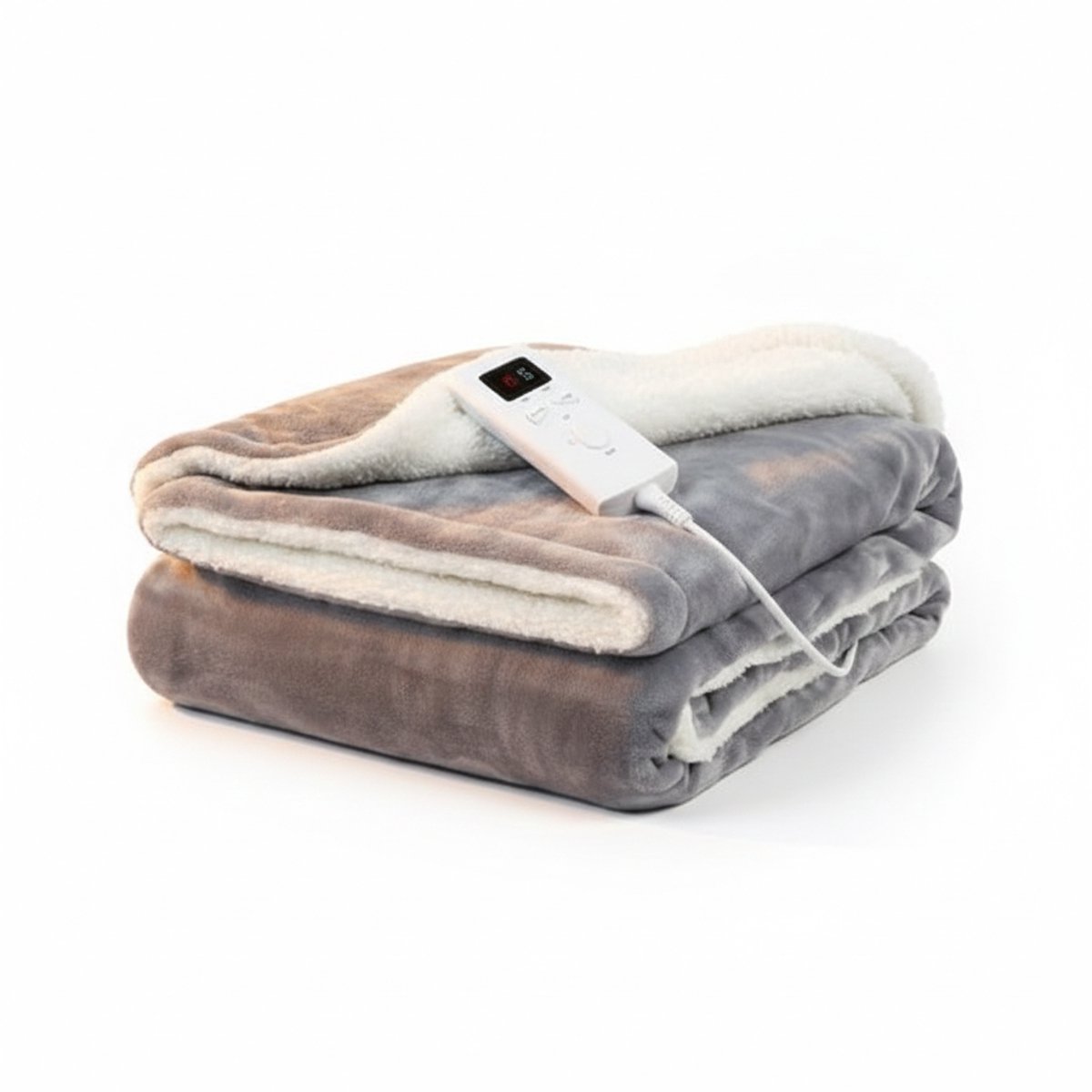 OMNIEXA Elektrische Deken Flannel & Sherpa Fleece 9