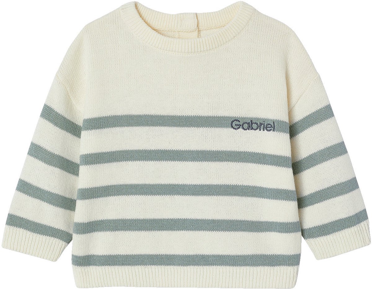 Vertbaudet Gestreept baby trui van tricot