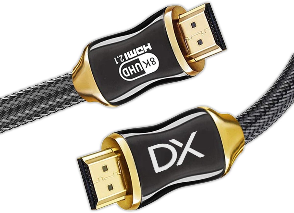 Bol.com Douxe® HDMI Kabel 2.1 - 4K Ultra High Speed (120hz) - HDMI Kabel 8K (60hz) - HDMI naar HDMI - 1.5 Meter aanbieding