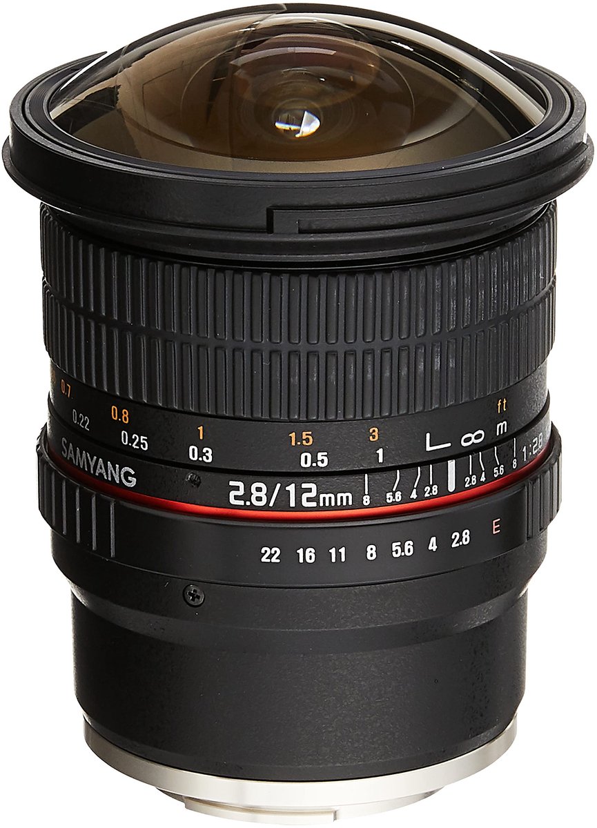 Samyang 12mm F2.8 Ed As Ncs Fisheye - Prime lens - geschikt voor Fujifilm X