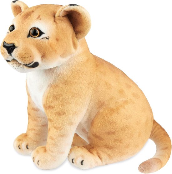 Zachte Leeuwin Knuffel 30 cm - Pluche Dier voor Kinderen en Baby's — afbeelding 4