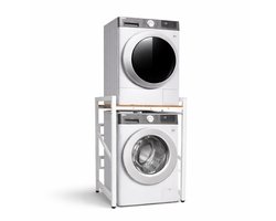 Ohana DT - Wasmachine Ombouw - Wasmachine Meubel - Wasmachine Rek - Draagvermogen 350 kg - Verstelbare Hoogte - Verstelbare Voeten