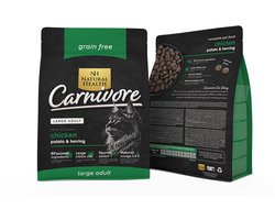 Natural Health graanvrij kattenvoer Adult Carnivore Large Bite 10 kg - Kat