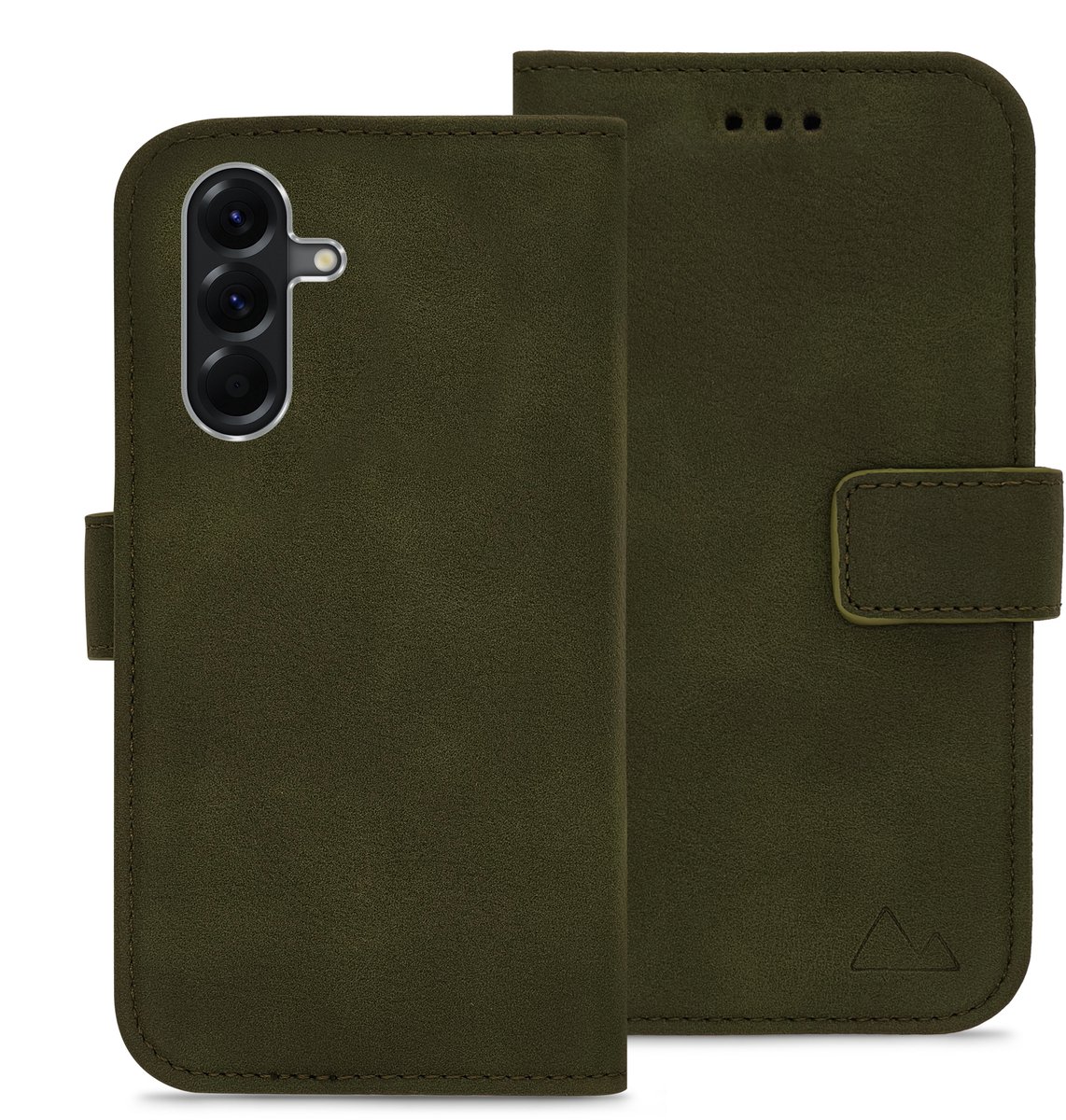 My Style Telefoonhoesje geschikt voor Samsung Galaxy A37 Hoesje | My Style Flex Wallet Bookcase Portemonnee | Pasjeshouder voor 3 Pasjes | Telefoonhoesje voor Pinpas / OV Kaart / Rijbewijs - Forest Green | Groen