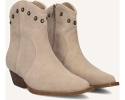 BLASZ Shn3a231-12 Enkellaarsjes - Enkelboots met rits - Dames - Beige - Maat 39