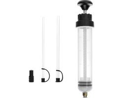 Allecto- Olie Zuignap Spuit - Auto Onderhoud - Handmatig - Zwart - Verversen - Extractor - Geschikt voor Auto's - Zwart ® 200ML / 0.21Qt. / 7OZ olie zuignap spuit, auto remvloeistof olie verversen, transmissieolie en remvloeistof extractor.