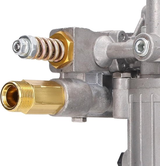 Hoge drukpomp voor hogedrukreinigers tot 3000 PSI, geschikt voor 3/4 inch horizontale assen, met dubbel afdichtingssysteem en gegoten aluminium van Merkloos	 — afbeelding 3