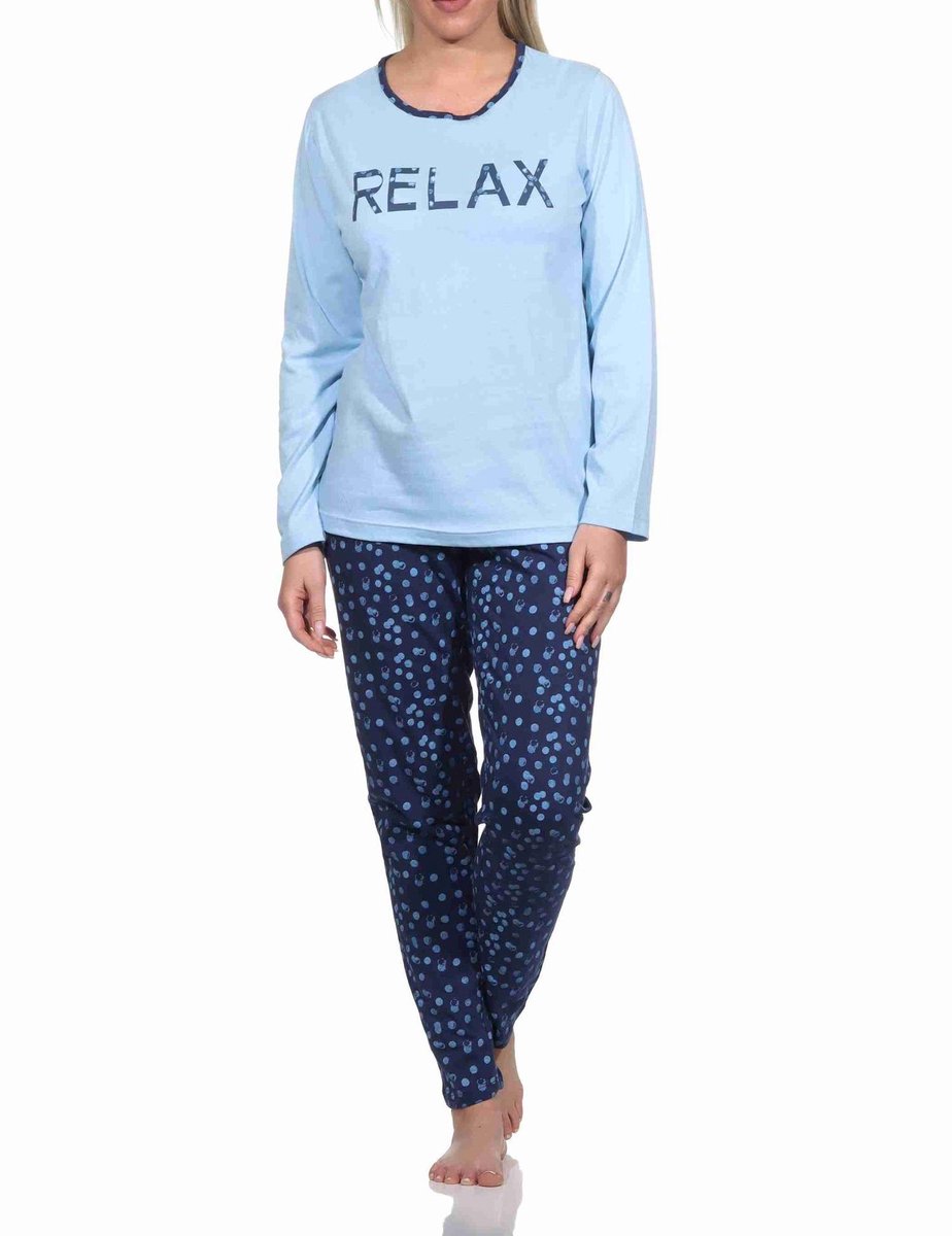 Dames pyjama lang in Spotted Optics
