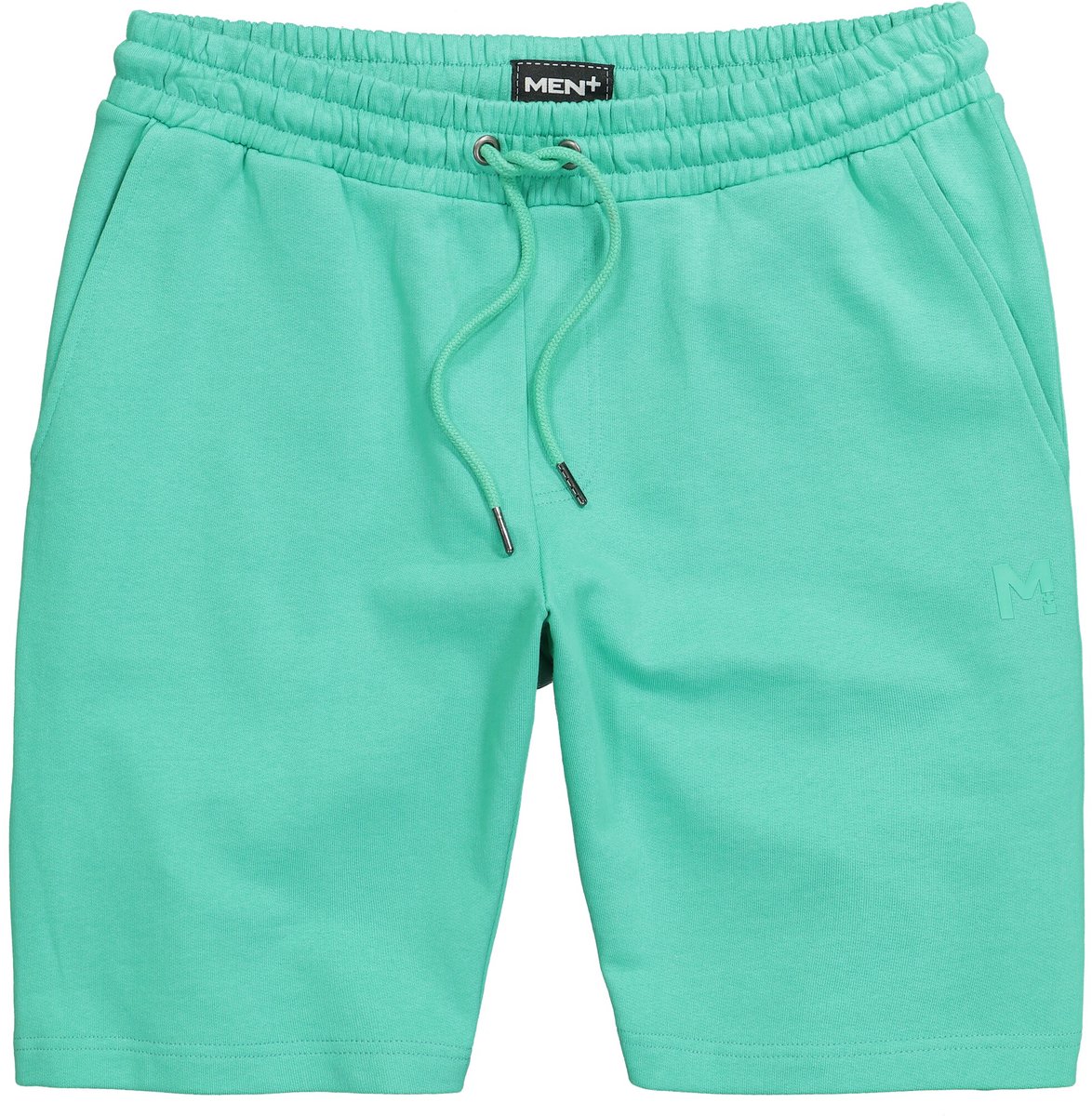 Men Plus - Heren - Sweatbermuda basic elastische tailleband - Smaragdgroen - Maat 8XL