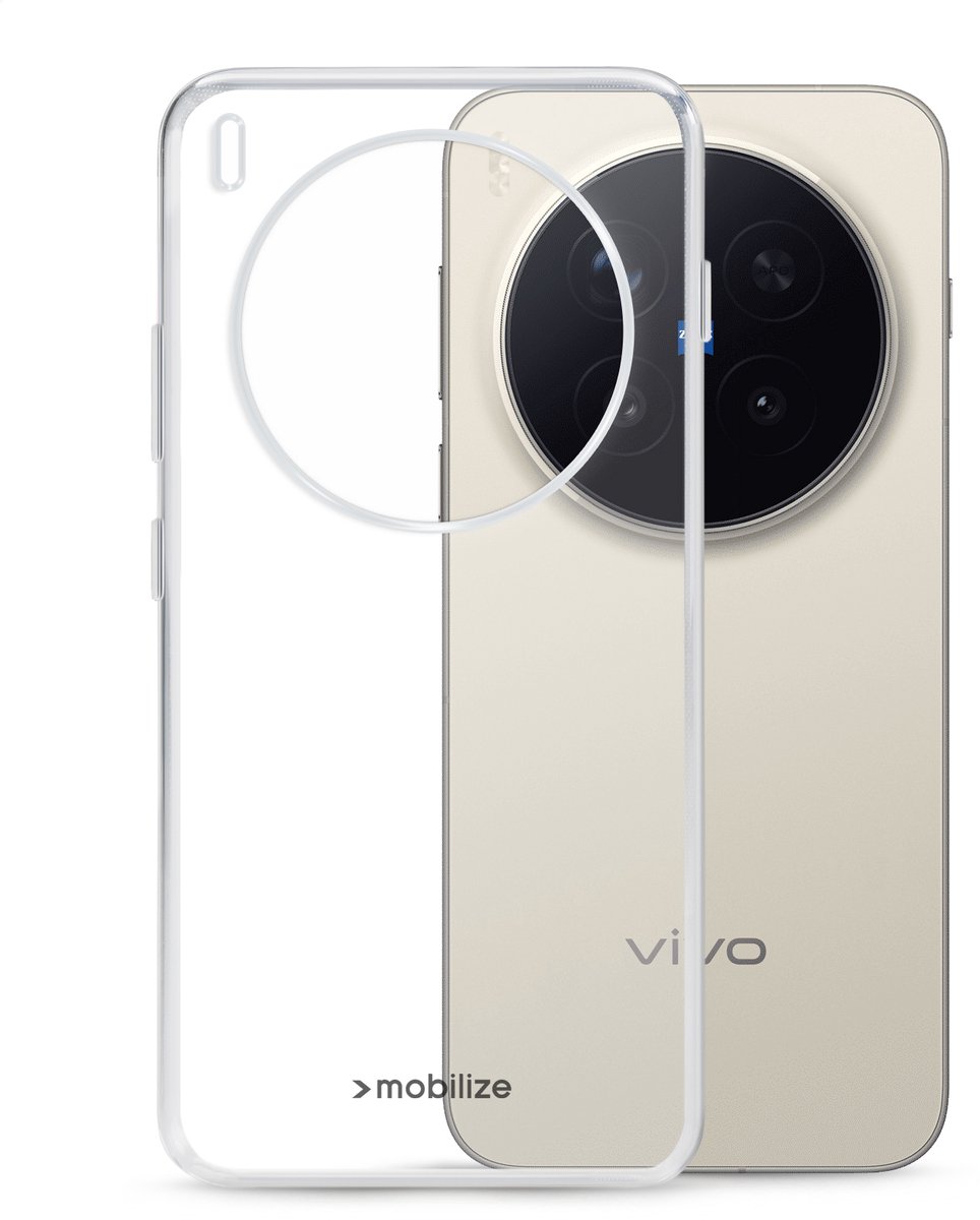 Mobilize Doorzichtig Hoesje geschikt voor Vivo X300 Pro Telefoonhoesje Flexibel TPU | Mobilize Gelly Case Backcover | Doorzichtig Telefoonhoesje X300 Pro | X300 Pro Case | Back Cover - Transparant