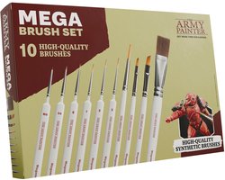 The Army Painter Mega Brush Set schilderpenseel set miniaturen.