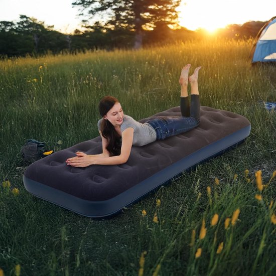 Combination Mattress - Single Bed Hand Pump 700 cm³ - 191000 cm - Blue Twin - Unisex Adults van Intex — afbeelding 3