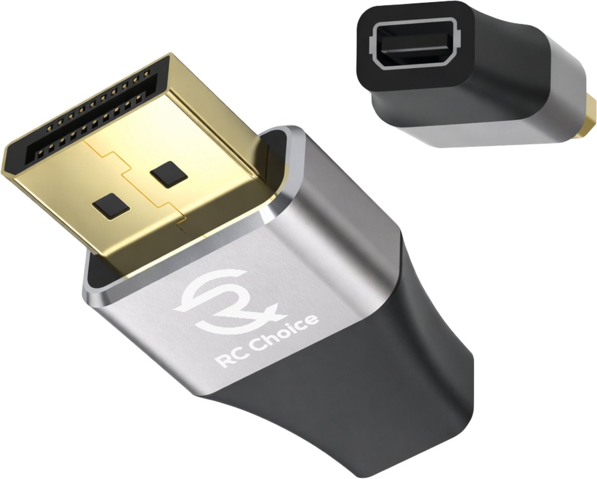 DisplayPort naar Mini DisplayPort Adapter - 4K 60Hz - Aluminium