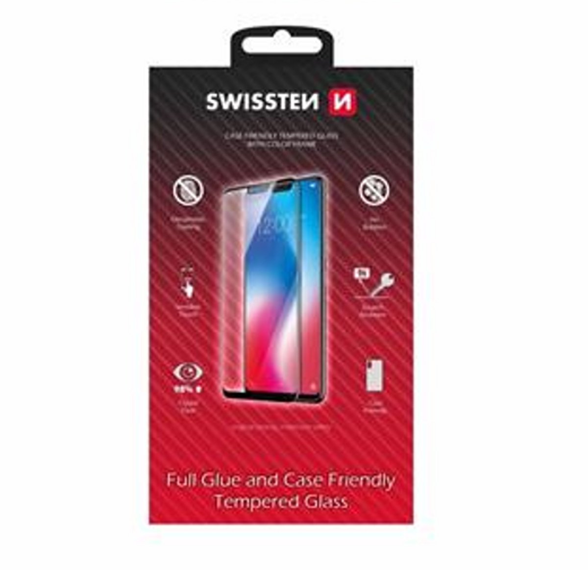 Swissten Xiaomi Redmi A3 (23129RN51X) Tempered Glass - 54501863 - Full Glue - Black