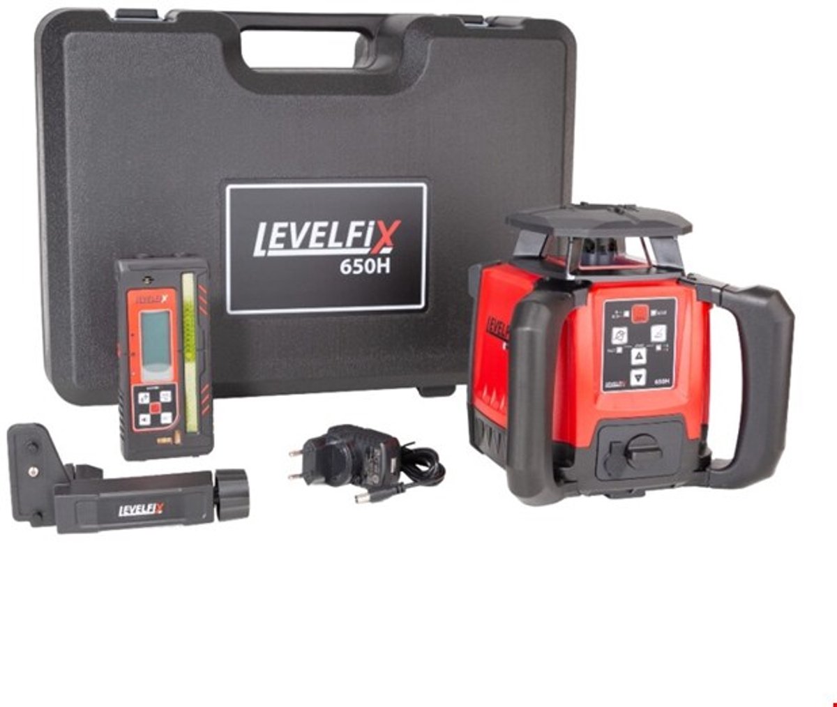 Levelfix 650H Horizontale Bouwlaser - met DLD100GR ontvanger