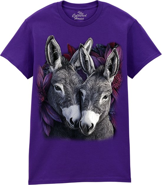 Ezels Donkey Pair The Coloured House T-shirt M