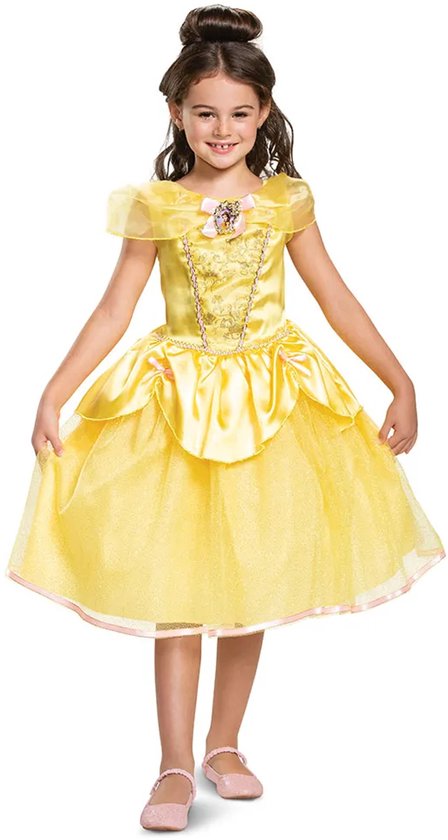 Smiffys - Disney La Beauty et la Bête Belle Costume Robe Enfants - Taille 94-110 - Jaune