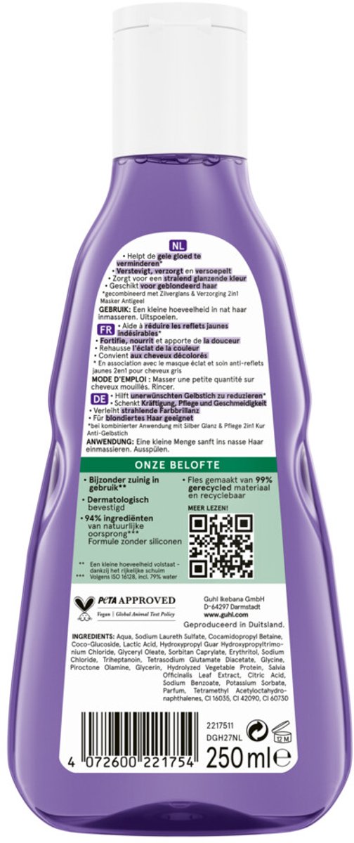 Guhl Zilverglans & Verzorging Shampoo 250ML